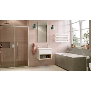 Excellent Glad zestaw prysznicowo-wannowy podtynkowy z deszczownicą 20 cm, 2 funkcyjny, chrom ARNL.SET.1145CR