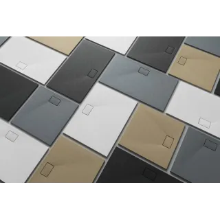 Excellent Lavano brodzik prostokątny 100x90 cm kompozytowy, beton BREX.1103.100.090.CON