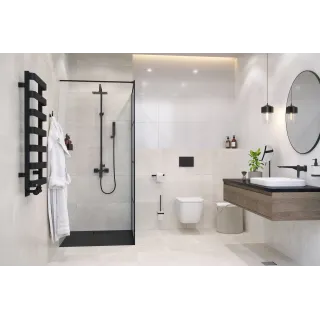 Excellent Lavano brodzik prostokątny 140x90 cm kompozytowy, czarny BREX.1103.140.090.BLN