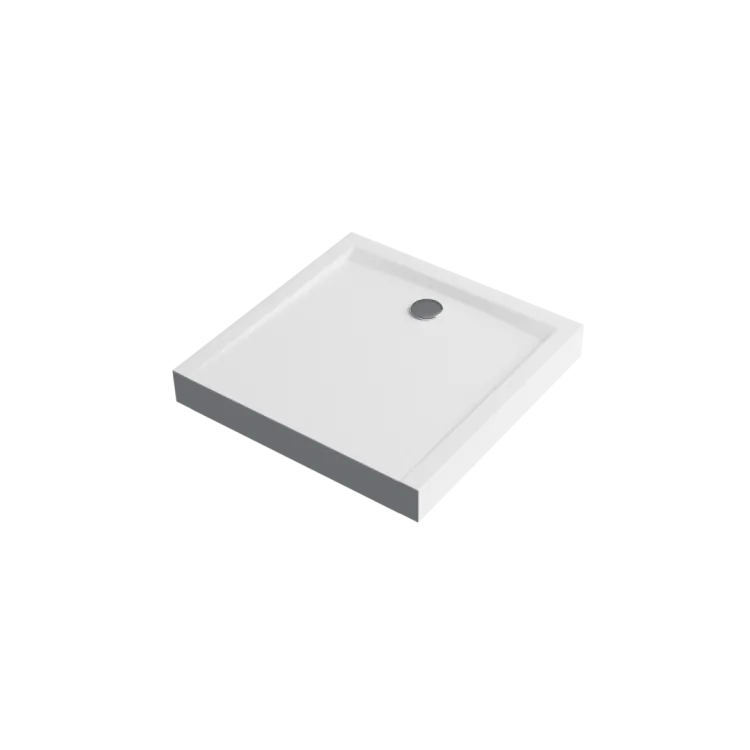 Excellent Forma Compact X brodzik kwadratowy 80x80 cm struktura, wysoki, biały mat BREX.1402.080.080.WHC