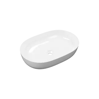 Excellent Jima umywalka nablatowa 51x36 cm owalna, biały...