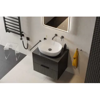 Excellent Jima umywalka nablatowa 51x36 cm owalna, biały połysk CEAC.2001.510.WH