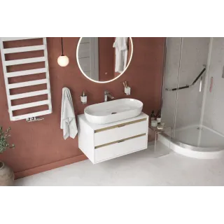 Excellent Sense Compact brodzik półokrągły 100x100 cm wysoki, biały połysk BREX.SEN10WHC