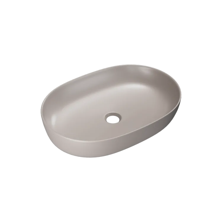 Excellent Jima umywalka nablatowa 61x41 cm owalna, cappucino mat CEAC.2001.615.CAM