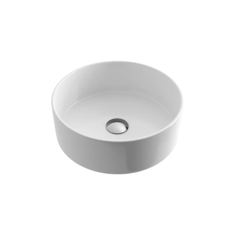 Actima Ovia umywalka nablatowa 36 cm okrągła, biały połysk CEAC.2501.WH