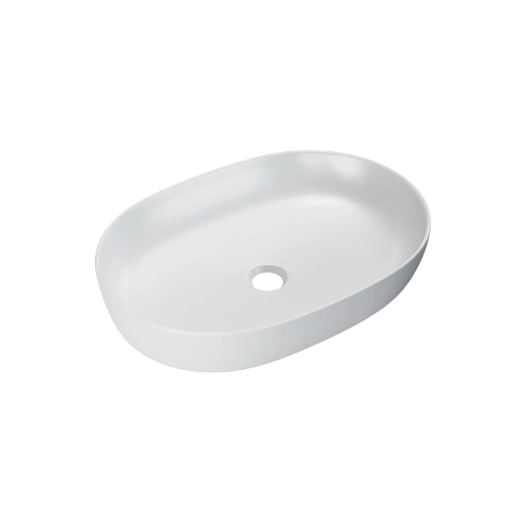 Excellent Jima umywalka nablatowa 61x41 cm owalna, biały mat CEAC.2001.615.WHM