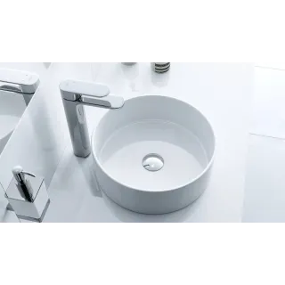 Actima Ovia umywalka nablatowa 36 cm okrągła, biały połysk CEAC.2501.WH
