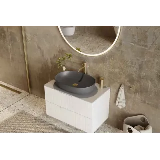 Excellent Jima umywalka nablatowa 61x41 cm owalna, terracotta mat CEAC.2001.615.TEM