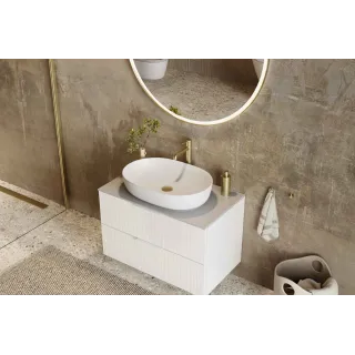 Excellent Jima umywalka nablatowa 61x41 cm owalna, terracotta mat CEAC.2001.615.TEM