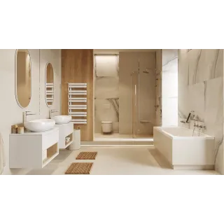 Actima Filina 2.0 umywalka nablatowa 63x42 cm owalna, biały połysk CEAC.630.420.WH