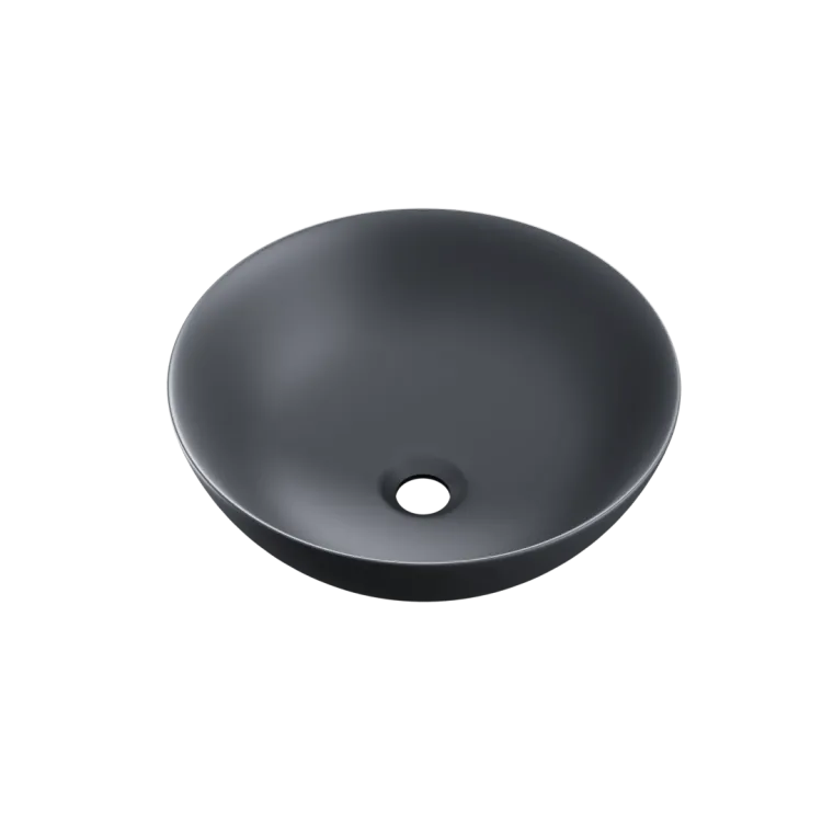 Actima Luqa umywalka nablatowa 40 cm okrągła, grafit mat CEAC.6401.400.GRM