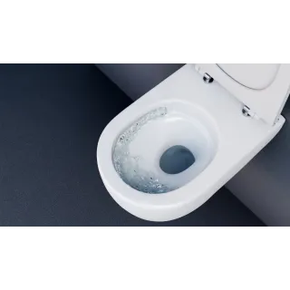 Excellent Doto D 54 Spin 360 miska WC 54 cm wisząca, bezrantowa z deską wolnoopadającą, biały połysk CEEX.1403.545.WH