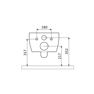 Excellent Doto D 48 miska WC 48 cm wisząca bezrantowa z deską wolnoopadającą, biały połysk CEEX.1404.485.WH