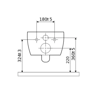 Excellent Doto D 54 miska WC 54 cm wisząca bezrantowa z deską wolnoopadającą, biały połysk CEEX.1404.545.WH