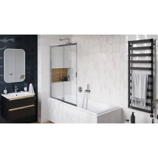 Excellent As umywalka meblowa 61x46,5 cm prostokątna z otworem na baterię, biały połysk CEEX.3617.600.WH