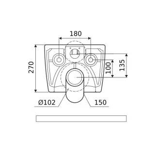 Excellent Doto S 49 miska WC 49 cm wisząca bezrantowa z deską wolnoopadającą, biały połysk CEEX.1609.495.WH