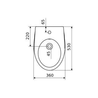 Excellent Bull bidet wiszący biały połysk CESD.BDSBLL