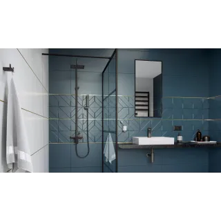 Excellent Riko haczyk podwójny, czarny mat DOEX.1602BL