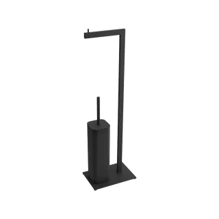 Excellent Riko stojak na papier ze szczotką, czarny mat...
