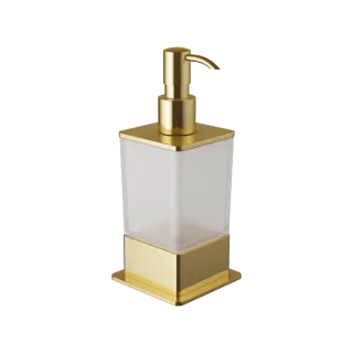 Excellent Riko dozownik stojący do mydła w płynie, złoty...