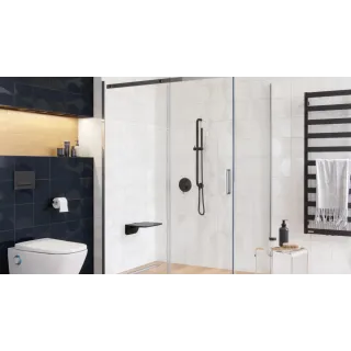 Excellent Hendi uchwyt łazienkowy prysznicowy 75 cm, czarny mat DOEX.1875BL