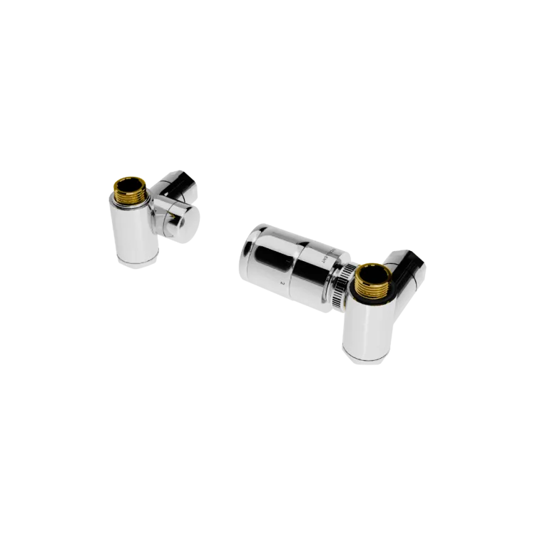 Excellent Caldo zestaw trójosiowy z głowicą termostatyczną z opcją montażu grzałki, prawy, chrom GREX.CA10.P.TTG.CR