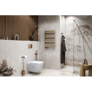 Excellent Caldo zestaw trójosiowy z głowicą termostatyczną, lewy, cappuccino GREX.CA20.L.TT.CA