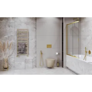 Excellent Caldo zestaw trójosiowy z głowicą termostatyczną, lewy, cappuccino GREX.CA20.L.TT.CA