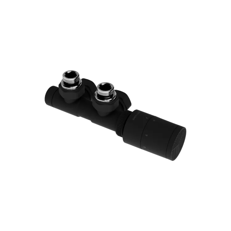 Excellent Caldo zestaw zintegrowany z głowicą termostatyczną, prawy, czarny mat GREX.CA50.P.ZT.BL