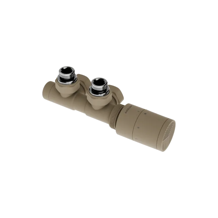 Excellent Caldo zestaw zintegrowany z głowicą termostatyczną, prawy, cappuccino GREX.CA50.P.ZT.CA