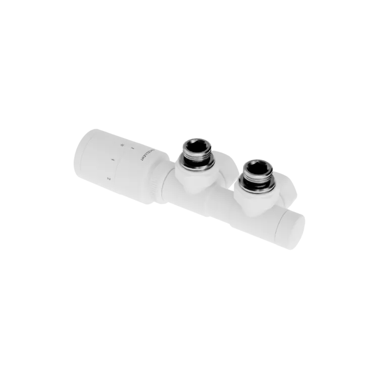 Excellent Caldo zestaw zintegrowany z głowicą termostatyczną, lewy, biały mat GREX.CA50.L.ZT.WH