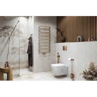 Excellent Caldo zestaw zintegrowany z głowicą termostatyczną, lewy, cappuccino GREX.CA50.L.ZT.CA