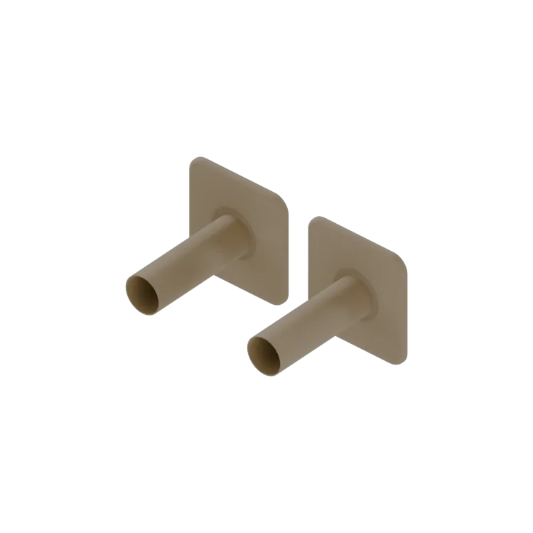 Excellent Caldo zestaw maskujący do zaworów grzejnikowych, 2x rozeta pojedyncza, cappuccino GREX.CA90.M1.CA