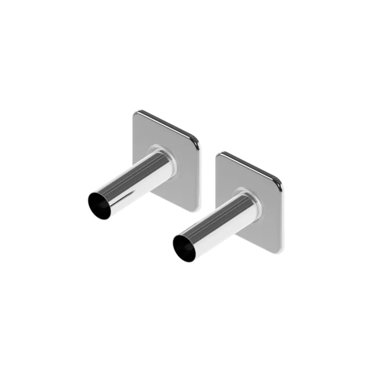 Excellent Caldo zestaw maskujący do zaworów grzejnikowych, 2x rozeta pojedyncza, chrom GREX.CA90.M1.CR
