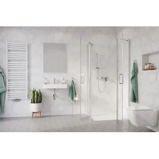 Excellent Volaro 2.0 zestaw zintegrowany termostat grzejnikowy lewy, chrom GREX.VO2.50L.CR