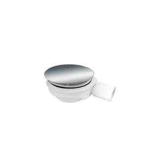 Excellent Syfon do brodzika fi-90mm z pokrywą, chrom...