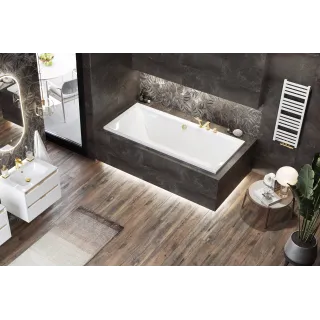 Excellent Volaro 2.0 zestaw zintegrowany termostat grzejnikowy prawy, złoty połysk GREX.VO2.50P.GL