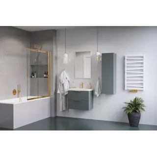 Excellent Volaro 2.0 zestaw zintegrowany termostat grzejnikowy lewy, złoty połysk GREX.VO2.50L.GL