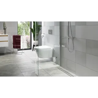 Excellent Stilio odpływ liniowy 70 cm z kołnierzem ruszt do wypełnienia płytką, stal nierdzewna INEX.1515.700.P.SNP