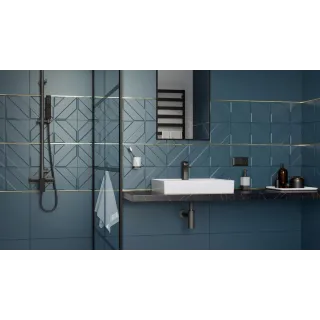 Excellent D54 syfon umywalkowy, stal nierdzewna, czarny mat INEX.2018BL