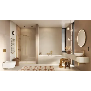 Excellent D54 syfon umywalkowy, stal nierdzewna złoty szczotkowany INEX.2018GB