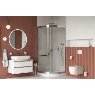 Excellent Aurro przycisk spłukujący do stelaża podtynkowego WC Shiro 2.0, biały połysk INEX.AU230.150.WH