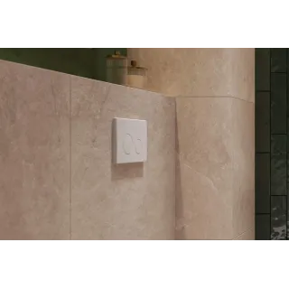 Excellent Nest przycisk spłukujący do stelaża podtynkowego WC Flaro Expert, biały połysk INEX.NE220.150.WH