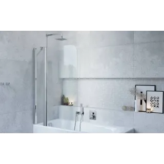 Actima Seria 900 parawan nawannowy 100x145 cm 2-częściowy lewy / prawy, chrom KAAC.1609.1000.LP