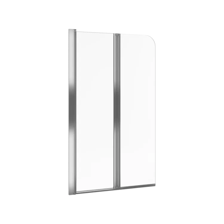 Axel Fliper parawan nawannowy 80x140 cm 2-częściowy lewy, powłoka Clean Control, chrom KAAX.1309.800.LE