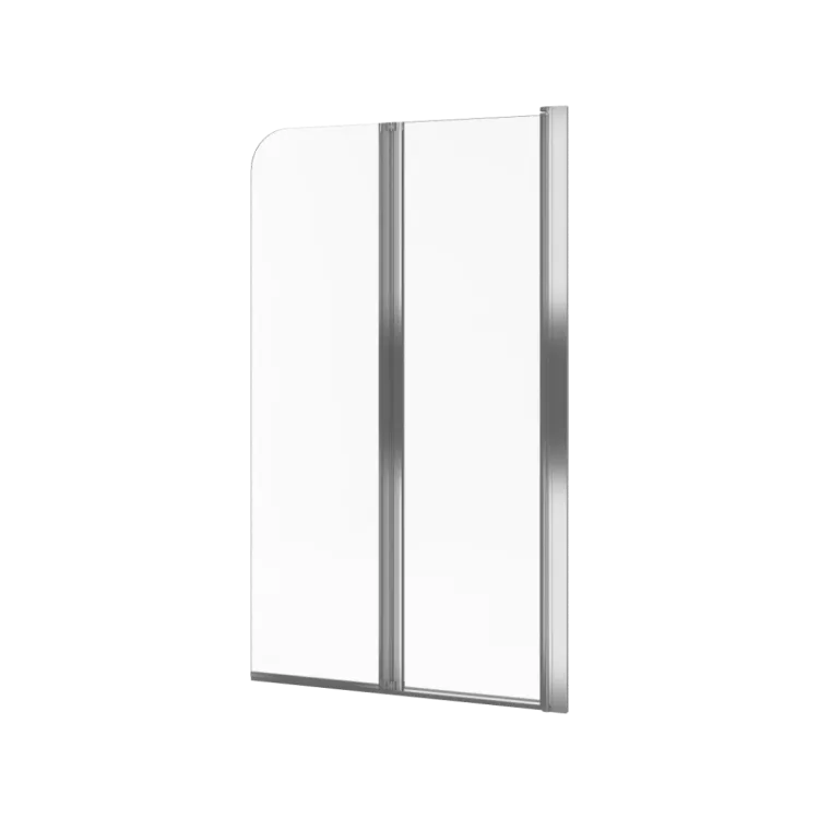 Axel Fliper parawan nawannowy 80x140 cm 2-częściowy prawy, powłoka Clean Control, chrom KAAX.1309.800.PR