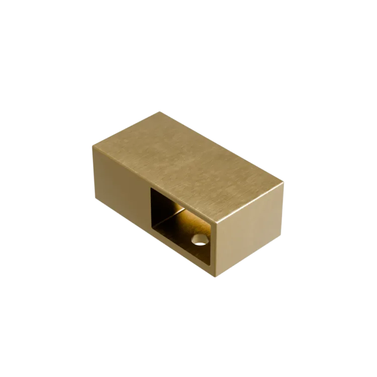 Excellent Vidoq łącznik wsporników ścianek kabiny walk-in, złoty szczotkowany KAEX.1508.CON.GB