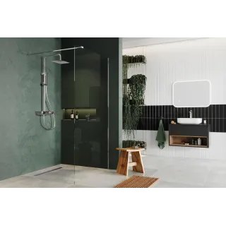 Excellent Vidoq wspornik kabiny walk-in 120 cm do docięcia, chrom KAEX.1599.1200.CR