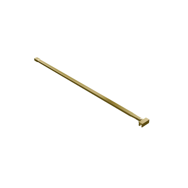 Excellent Vidoq wspornik kabiny walk-in 120 cm do docięcia, złoty połysk KAEX.1599.1200.GL