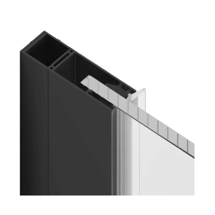 Excellent Rols profil poszerzający 15 mm, czarny mat KAEX.2690.BL